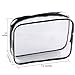 ScivoKaval Clear Carry-On Travel Toiletry Bag TSA 3 1 1 Airline Quart Bag 1 Quart Sized with Zipper for Men and Women 1 Pack