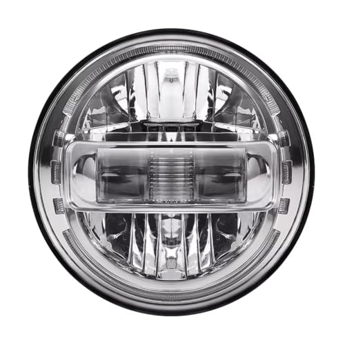 Phare projection LED 7 pouces chrome pour moto Fat Boy et Touring sur tige
