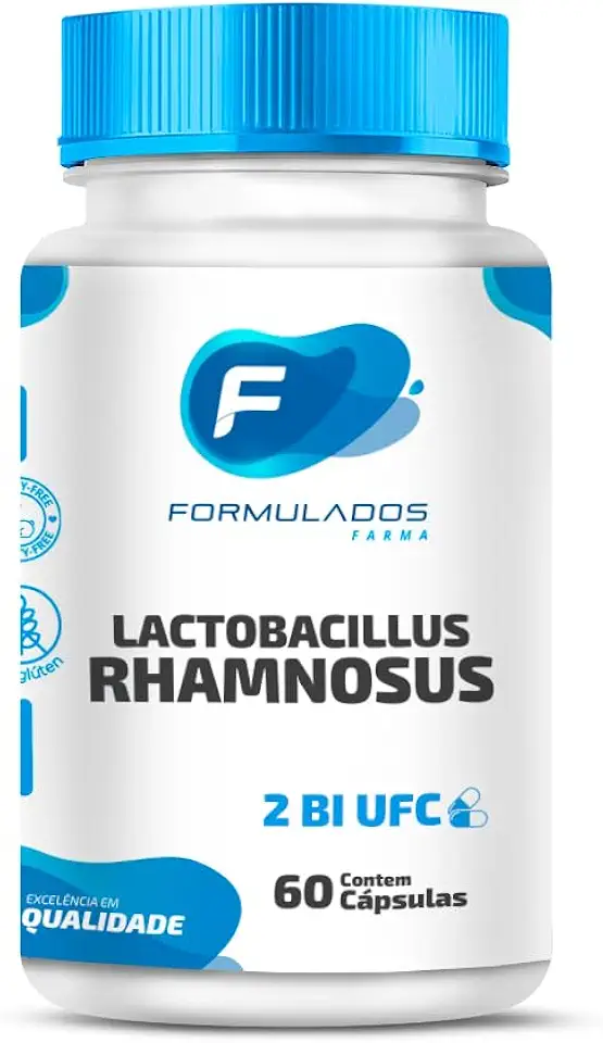 Lactobacillus Rhamnosus, 2 Bilhões UFC, 60 Cápsulas Gastroresistentes, Formulados Farma