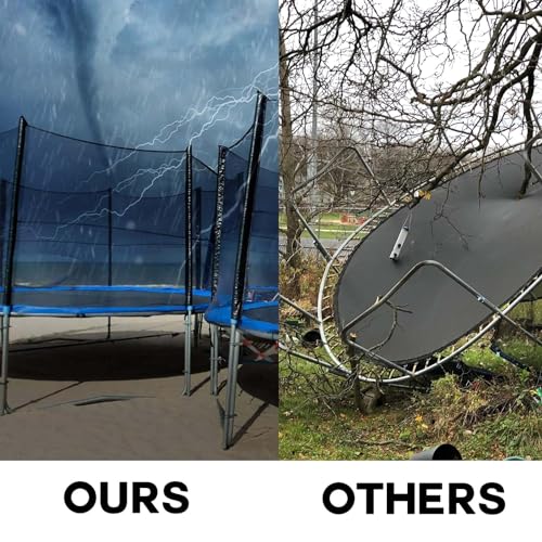 ZhenT Trampoline Springs 5.5 Inch Heavy Duty Galvanized 60Si2Mn Trampoline Replacement Parts Accessories with Tool,Suitable for Skywalker, JumpKing, Upperbounce, Skybound,20 Pcs Pack - Thumbnail 6
