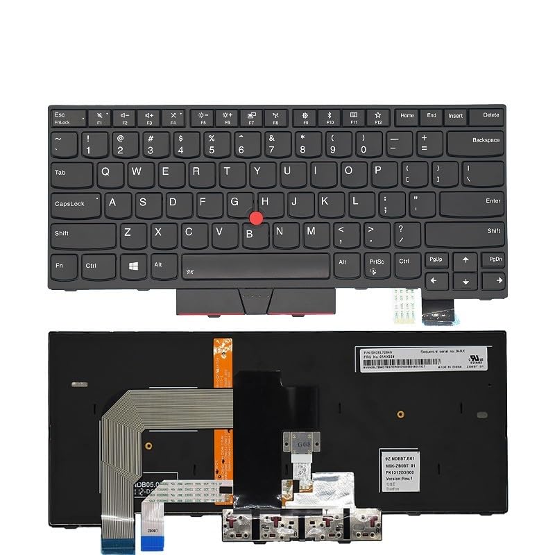 Clavier d'ordinateur portable pour ThinkPad T470 réparer les touches usées 01HX459