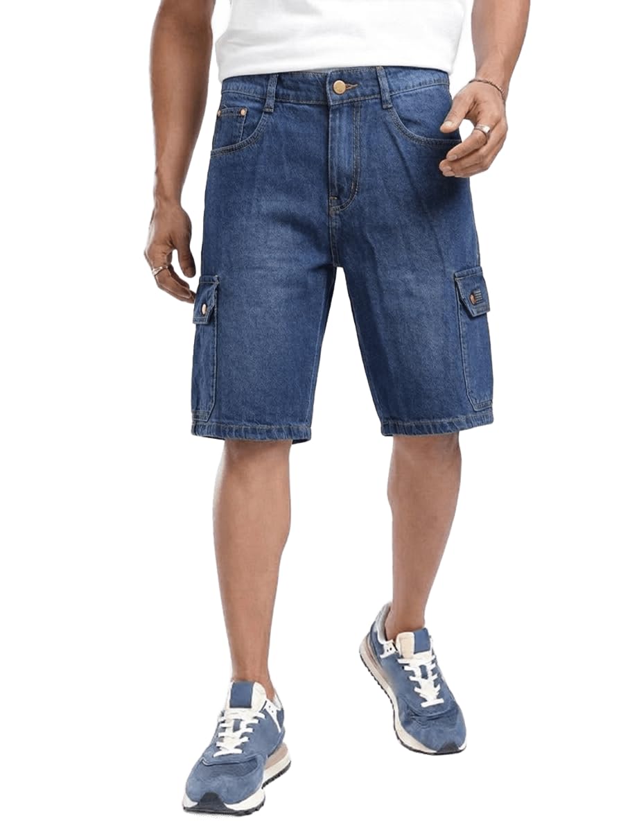 acuan Men's Denim Shorts-picture-13