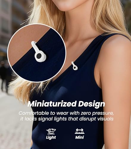 Image of Tisino USB C Wireless Mini Microphone for iPhone & Android Vlog Mic-White | Clip-on Lapel Mic for iPhone 15 16 Android Tablet PC, Noise Reduction Mic for YouTube TikTok Vlogging Podcast Interview