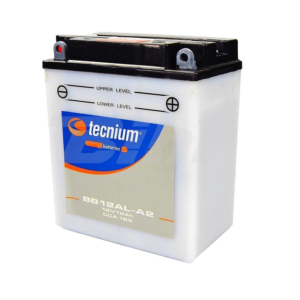 Compatible avec Peugeot CityStar IE 4T-2V 125 da ANNÉE 2012 al 2016 Batterie YB12AL-A2 TECNIUM BB12AL-A2 12 AMPÈRES 12V Batteries FOURNIES COMPLÈTES pour Utilisation 134X80X160MM