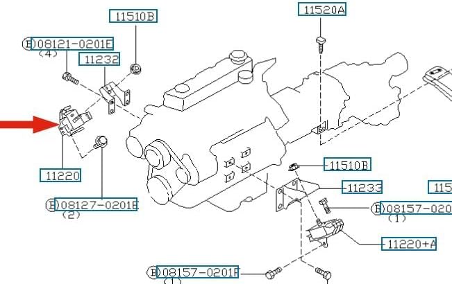 Miniatura 2 de Montaje del motor, diseñado para Nissan Np300 Pick Up D21 D22 1985-2010