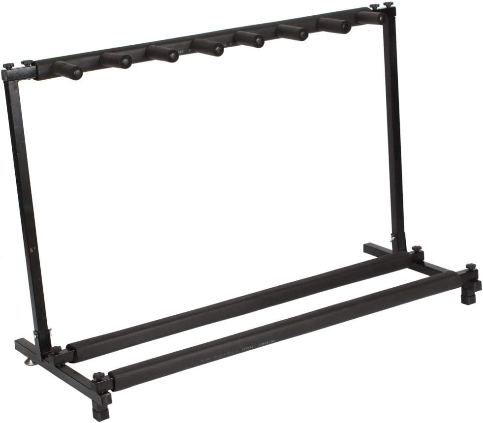 Guitar Stand 7 Holder Guitar Folding Stand Rack Band Stage Bass Acoustic Guitar