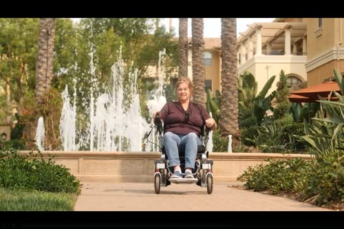 Rubicon Dx12 Electric Wheelchairs For Adults - Deluxe Foldable Electric Wheelchair - 600W Power Brushless Motor - All Terrain Long Range Motorized Wheelchair For Adults - Silla De Ruedas Electrica #TOP5