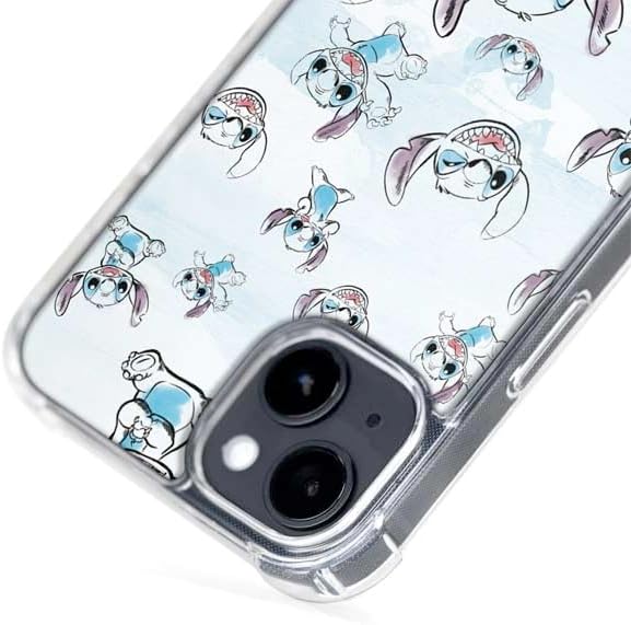 Skinit Phone Case Compatible with MagSafe iPhone 13 - Officially Licensed Disney Lilo and Stitch Pattern Design