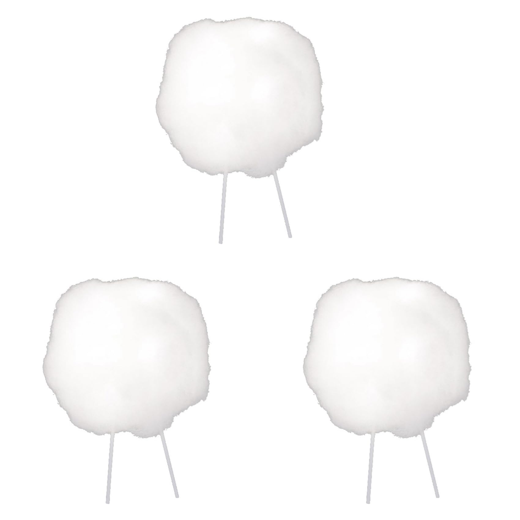 Vjsujehgy 3X 3D Cloud Cake Topper Cotton Cloud Lights Cake Lamp Baking Cake Topper Supplies Decoration for Birthday Party