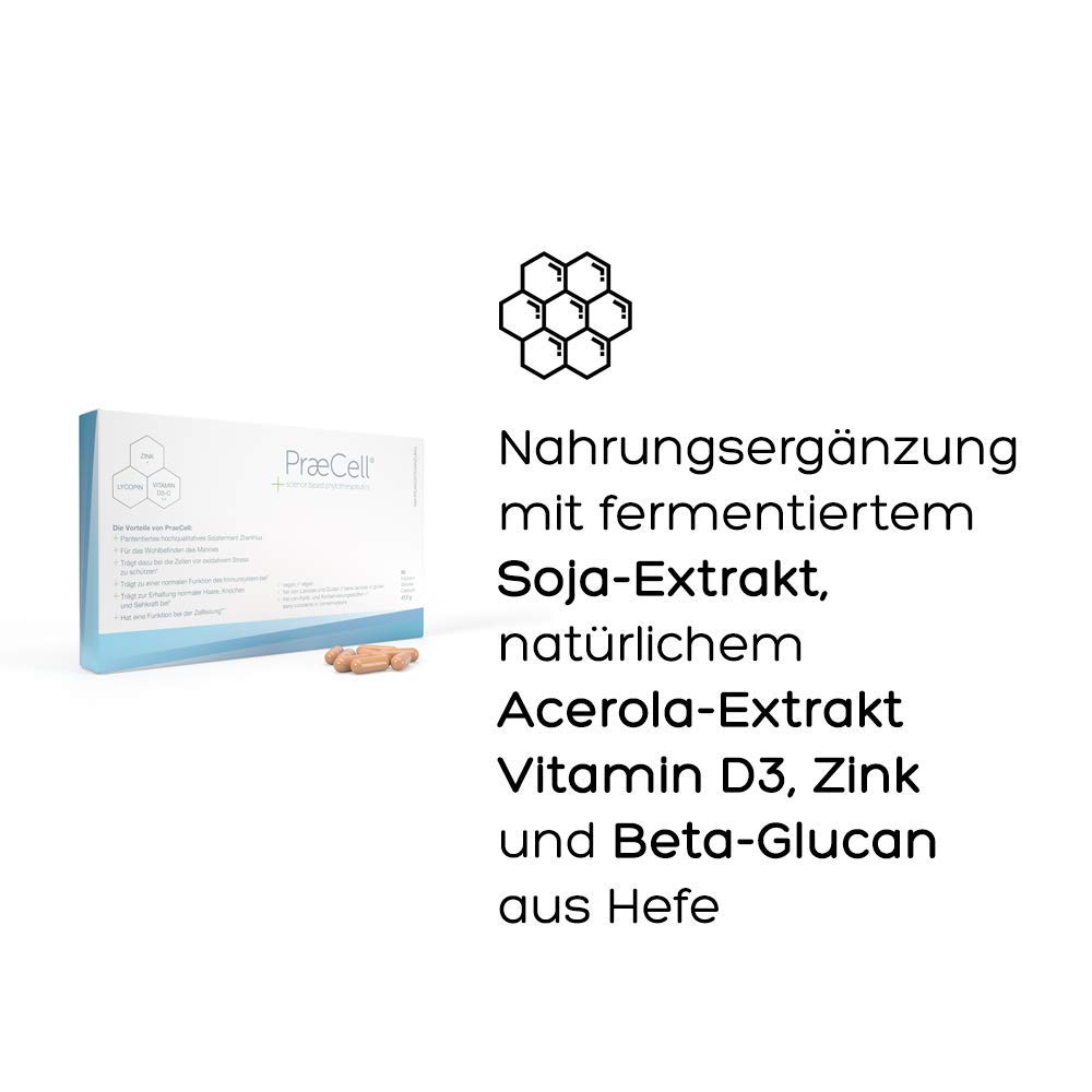 I patentiertes Sojaferment bei Inkontinenz & zur Stärkung der Blase I für mehr Vitalität, Wohlbefinden & Immunstärkung I enthält Zink und Antioxidantien I rein pflanzlich I 60 Kapseln