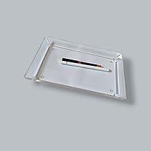 Tekiart Acrylic Tray for Modern Kitchen, Home, Vanity, Office ||Clear Plexiglass Decorative Tray|| Multipurpose Organize and Display (Clear)