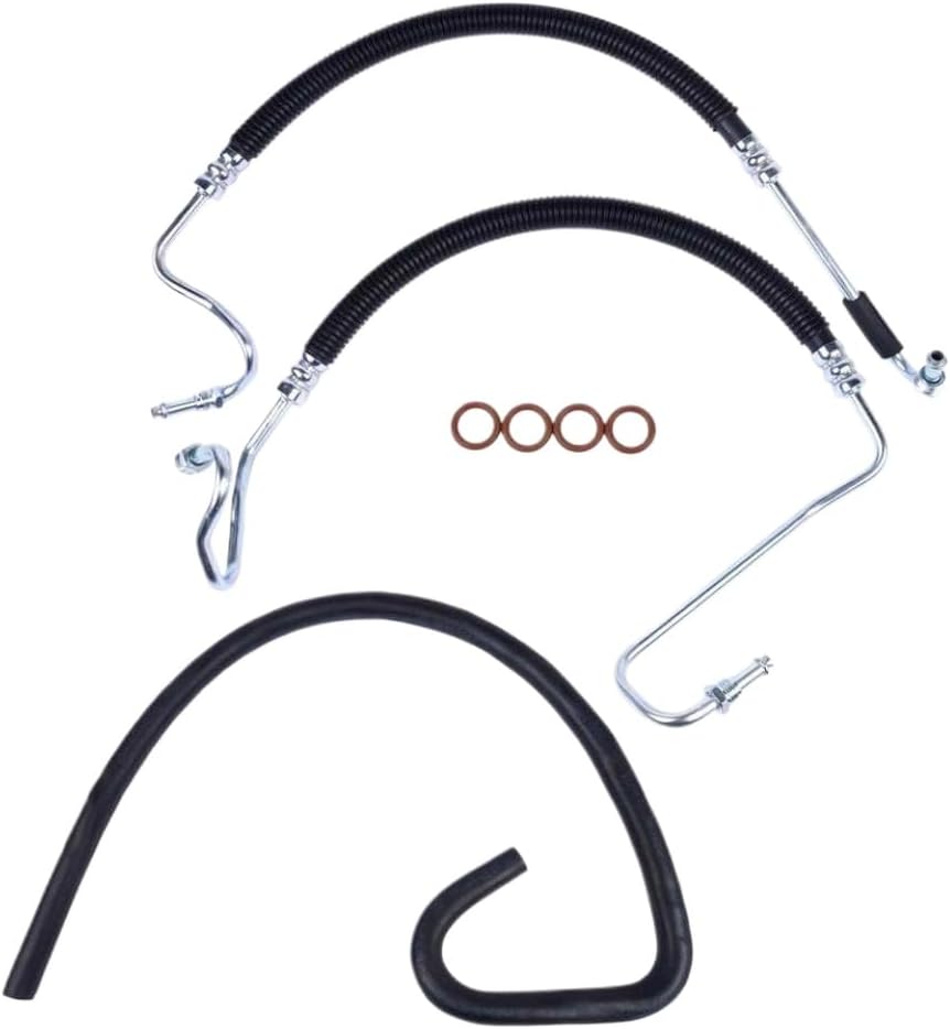 Hydroboost Power Steering Pressure Return Hose 3401292 3401299 Compatible With Silverado Sierra 1500 2500 HD 6.0L 8.1L V8