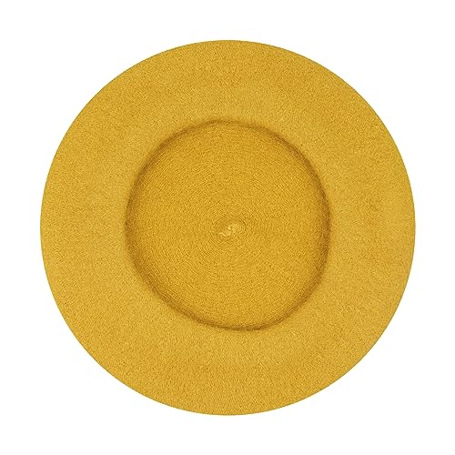 Image of Klong Women Wool Beret Hat French Style Solid Color