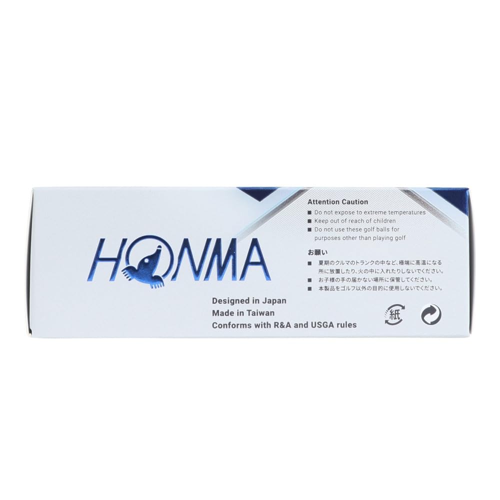 Honma New TW-S 2024 Golfbälle, Unisex, 12 Stück, Weiß