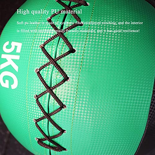 slam ball Slam Balls, coque souple avec poignée antidérapante, balles murales médicinales pour claquer, lancer et rebondir, ballon d'exercice pour haltérophilie, entraînement croisé, salle de sport – Image 4