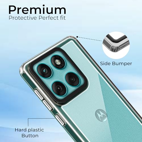 Image of A rtistque Ultra Stylish Back Cover Case for Motorola Moto Edge 60 Fusion 5G | Edge 60 5G | Premium Shockproof TPU | Protective Design | Moto Edge 60 Fusion 5g Back Cover - Black