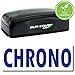 Large Pre-Inked Chrono Stamp (Black Ink)