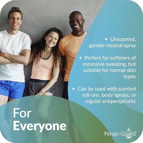 Perspi-Guard Maximum Strength Antiperspirant Spray 30 ml, 1-Pack, Strong Deodorant for Excessive Sweating & Hyperhidrosis, Anti Sweat Spray, Unscented - Image 4