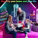 Led Lights for Bedroom 50ft, REEMEER Led Lights Music Sync Color Changing Led Strip Lights with App Control and Remote, Led Light Strip Used for Party, Home Decoration