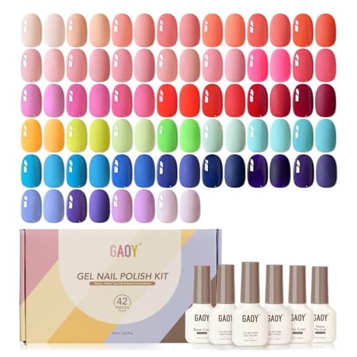 GAOY 42 Pcs Gel Nail Polish Kit