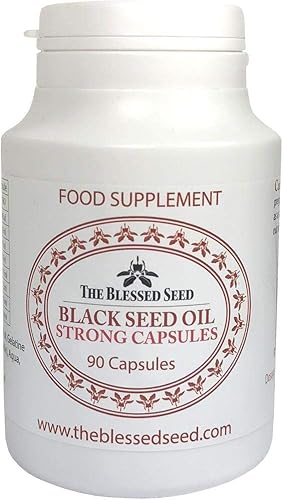 The Blessed Seed CÁPSULAS DE ACEITE DE SEMILLA NEGRA FUERTE 90 X 500MG