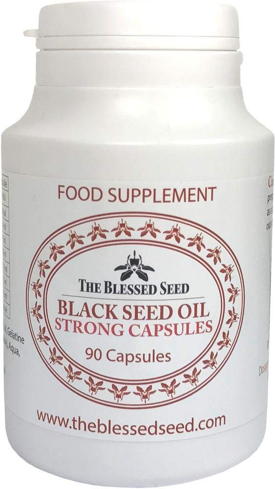 The Blessed Seed Óleo de Cominho-Preto em Cápsulas 500 mg 90 cápsulas
