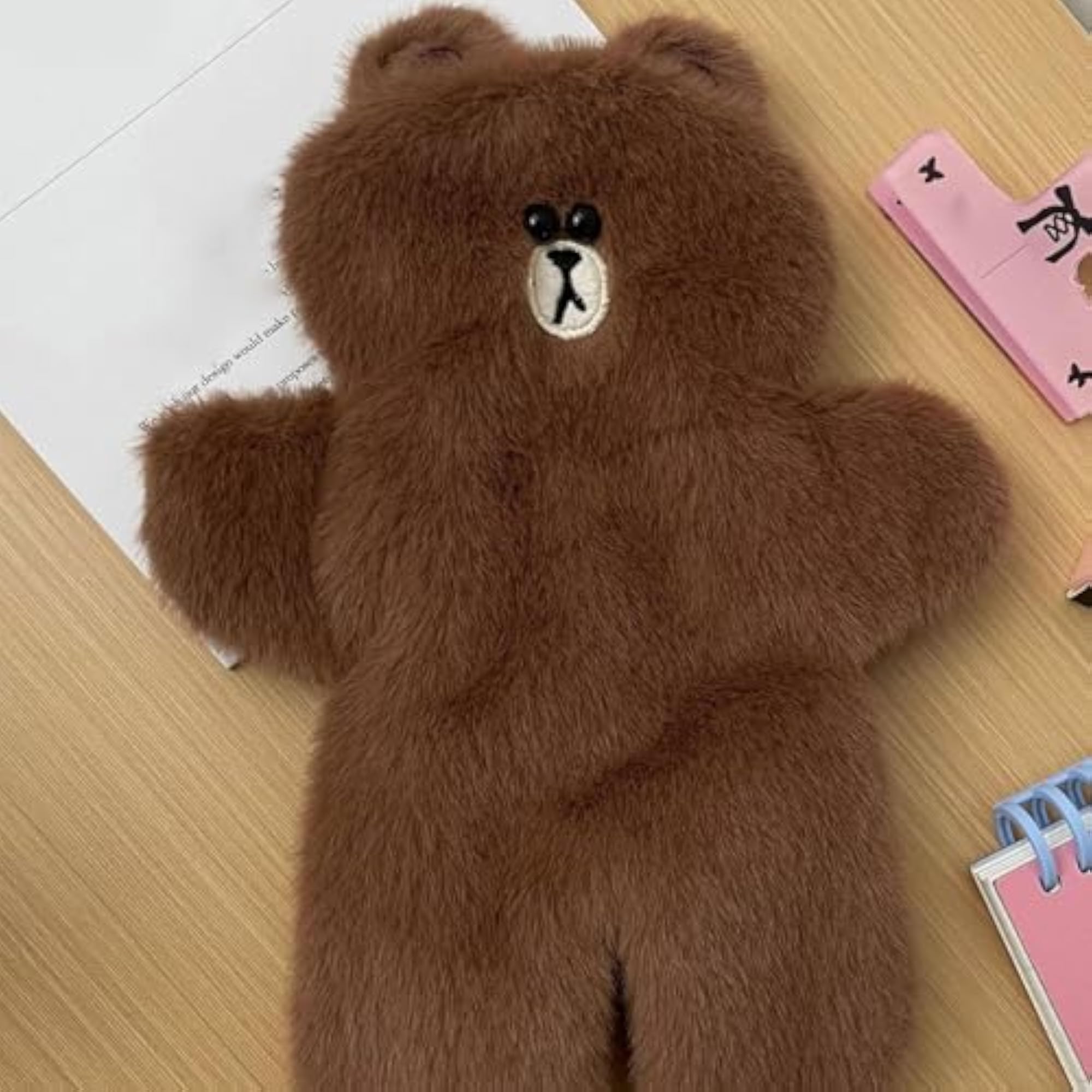 Cute Bear Pencil Case Novelty Pen Holder