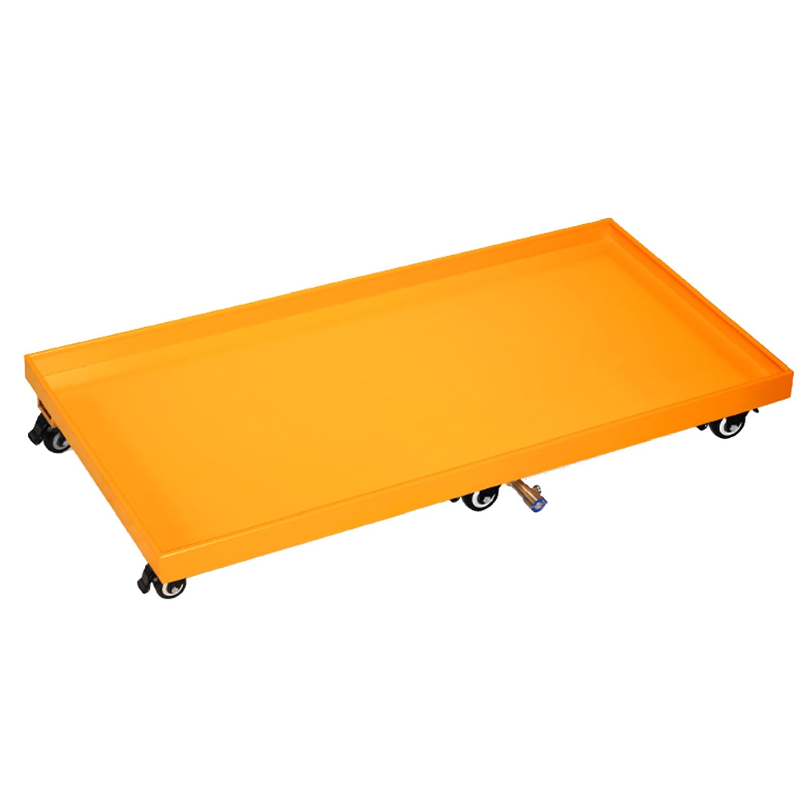 XNXYSMKJ Spill-Proof Oil Tank Spill Tray with Drain,Large Spill Containment Pallet for Industrial Warehouses and Factories, Leak Proof Storage Platform,Versatile Spill Platforms (B 65x65x15CM)