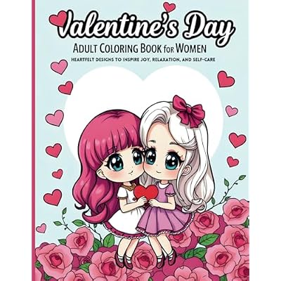Valentine&rsquo;s Day Adult Coloring Book for Women: Heartfelt Designs to Inspire Joy, Relaxation, and Self-Care