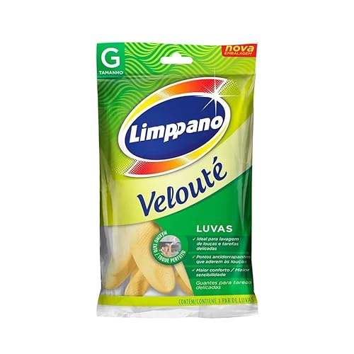 Limppano Luvas Velouté Tamanho: G