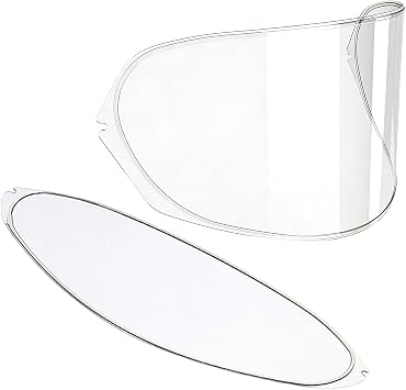 KYT TT Revo Anti Fog Film, Helmet Visor Fog Resistant Lens Insert Compatible with KYT TT-Revo, Anti-Fog Face Shield Sticker for Cold Rainy Days Clear