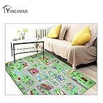 Yincimar Kids Carpet Playmat Rug,6.6x5.0 ft Extra Large City Life Carpet Learning Exercise Mat Educational Car Rug Play Game Rug for Baby Toddler Boy Bedroom Playroom - Image 3