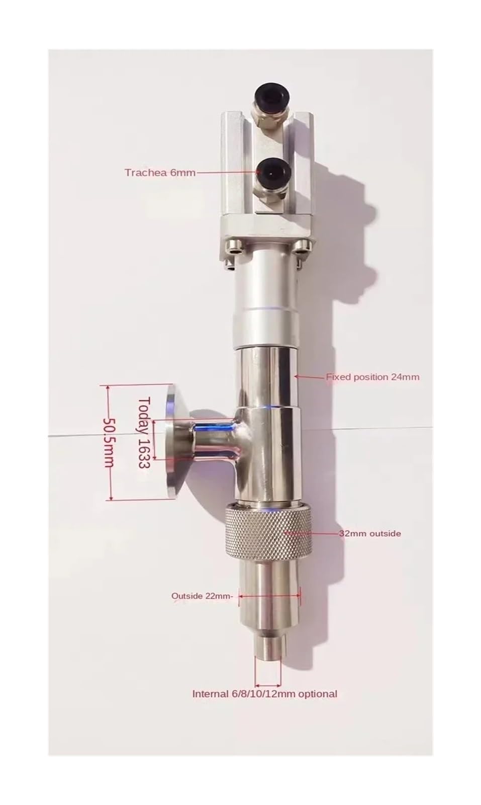 Pneumatisches Düsenfüllventil mit Tropfschutzclip(10mm)