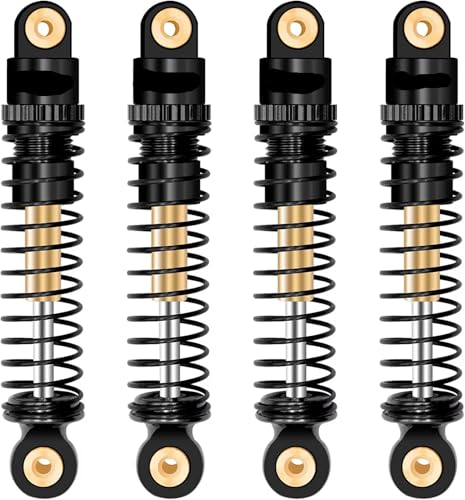 Amortisseur RC Axial SCX24 en aluminium usiné pour une performance de franchissement durable