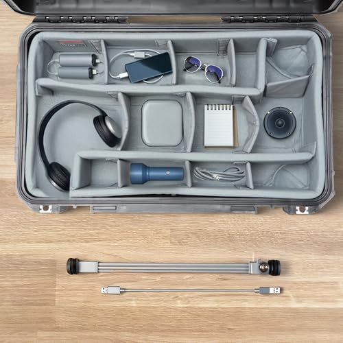 Maleta rígida para cámara SKB con divisores miniatura 6