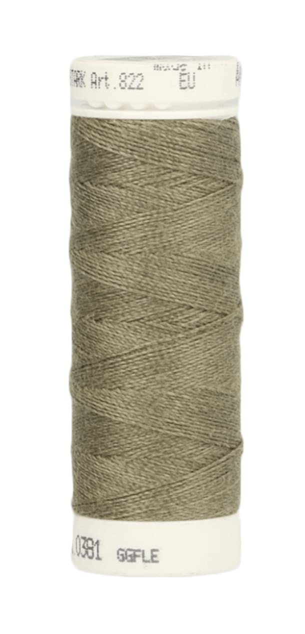 Amann A0822-0381 30m Polyester Sewing Thread 0381 Brown