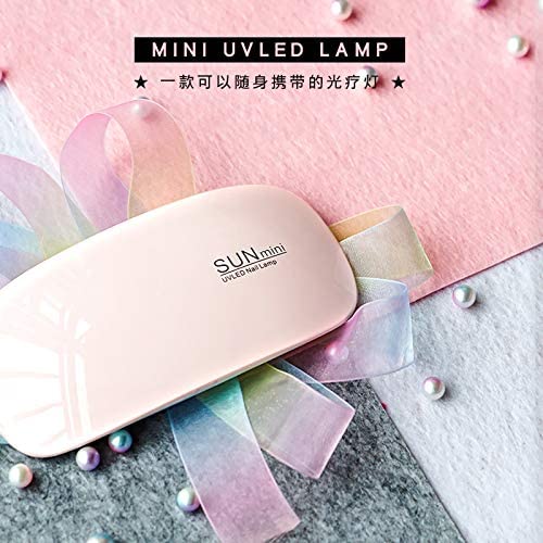 NAILWIND Nail Dryer Lamp Mini, 6W LED UV Portable Nail Dryer Curing Lamp Light for Gel Based Polish USB Power with 45s/60s Timer Setting 4