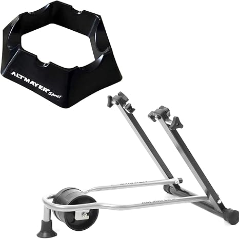 Suporte Rolo de Treinamento Dobrável Altmayer Alt Cicle com Base Niveladora