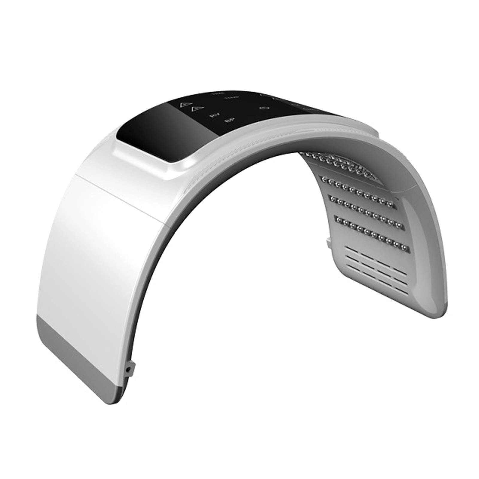 TsoLay Macchina per Il Viso a LED a 7 Colori, Maschera per La Cura della Pelle del Viso PDT con Design di Controllo della Temperatura in Tempo Reale, per Salone di Bellezza, Uso Domestico