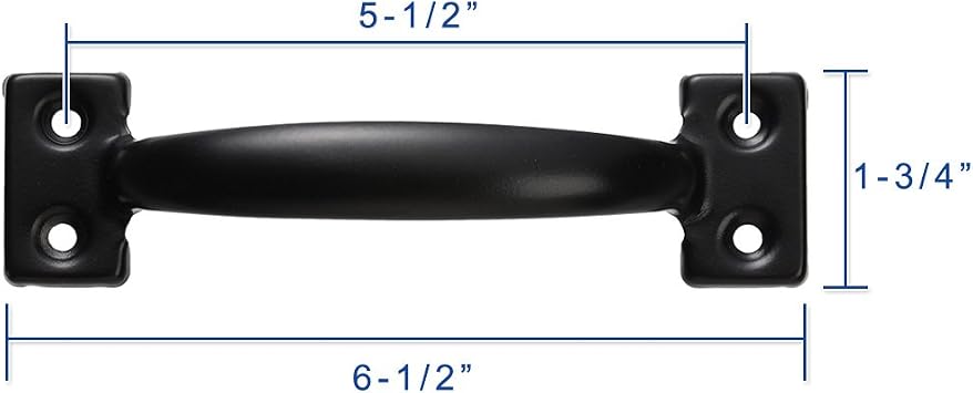 V171 6-1/2 Pulls in Black