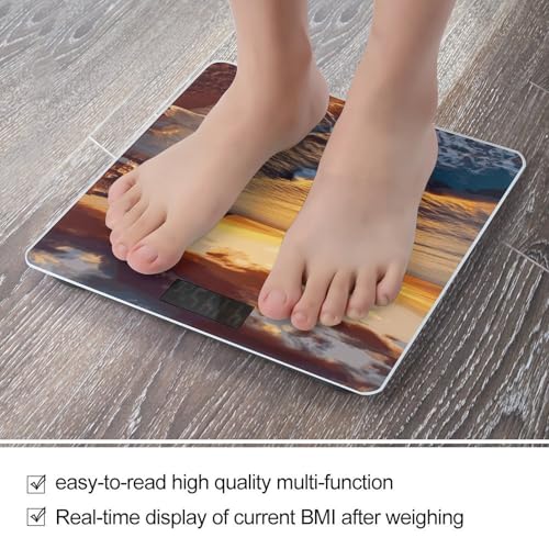 Báscula Digital de Baño Seaside Sunset con Pantalla Grande miniatura 5