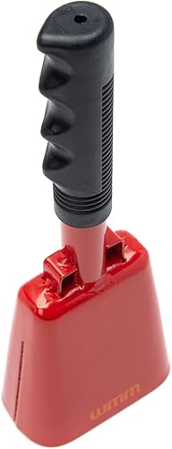 Miniatura 10 de Campana de vaca de 10 pulgadas para eventos deportivos, campana de animación para juegos de fútbol, cencerro grande de acero con asa, campanas