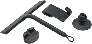 Quiet Bathroom Cleaner Tool With Flexible Storage Solution NonSlip Silicones For Shower Glass Tile Maintenance