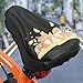 Kids Bike Seat Cushion Cover, Memory Foam Child Bike Seat Cover Soft Small Bicycle Saddle Pad with Water&Dust Resistant Cover, S Animals