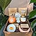 8-Piece Self Care Gift Box with Handmade Tallow Moisturizer, Sugar scrub, Lip Balm, Balth Salts, Salve, Bath Tea Soak, Two Herbal Tea Packs. Relaxation Set Valentine’s Day (Vanilla Orange)