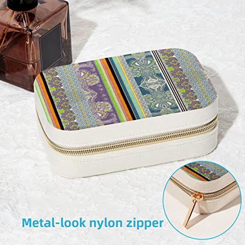 Boîte à bijoux portable fleur pour vos week-ends et vacances - 7