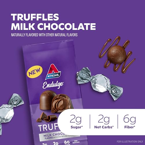 Atkins Endulge Milk Chocolate Truffles, 72 Pack - image 2
