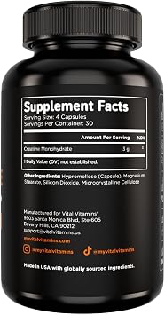 Vital Vitamins Multi Collagen + Creatine Monohydrate Capsules