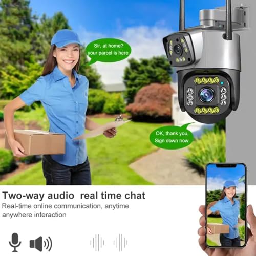 Image of TP PLUS 3MP WiFi Light Bulb Camera for Home Indoor | 360 View | Full HD | Color Night Vision | Motion Detection | Two Way Audio | Wireless Home (Dual Lens PTZ)