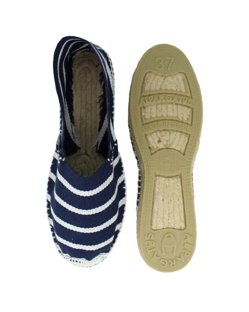 Alpargatas Unisex con Diseño de Rayas - Hechas a Mano en España